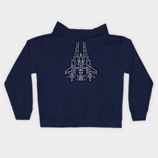 Gradius line Kids Hoodie